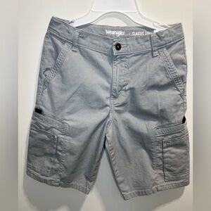 Wrangler Classic Straight Cargo Shorts – Gray – Boys Size 12 Regular